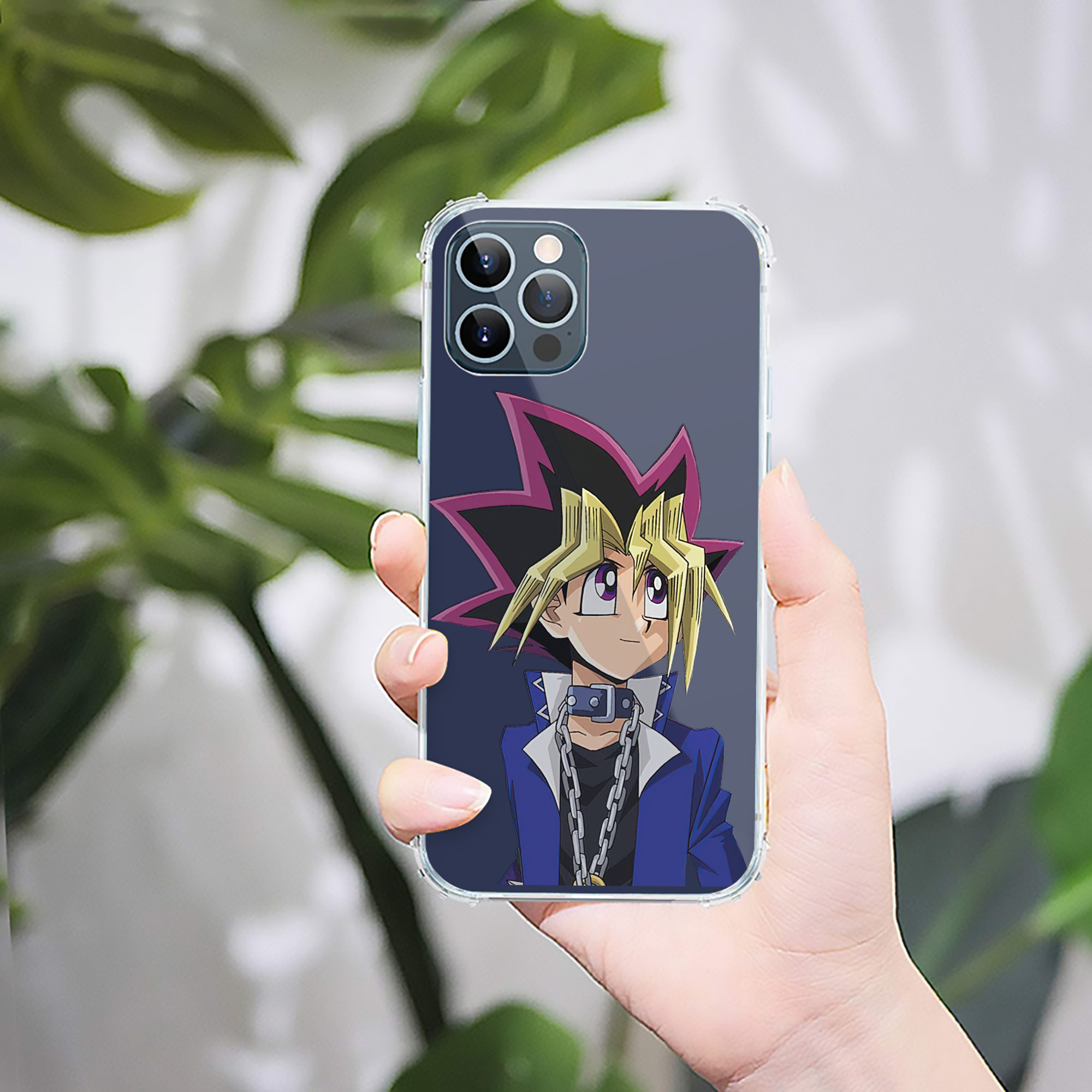 （画像用） 遊☆戯☆王 Yu-Gi-Oh! 【iPhone 12シリーズ対応】透明スマホケース（クリアソフトケース）